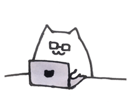 Shiromeneko2 sticker #15512636