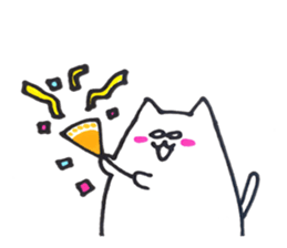 Shiromeneko2 sticker #15512639