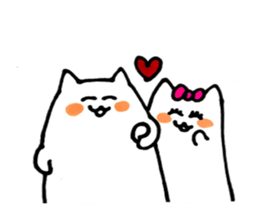 Shiromeneko2 sticker #15512653