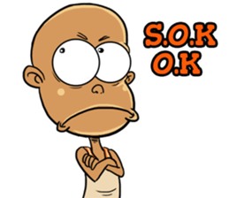 The Mametot (bald boy) sticker #15512699