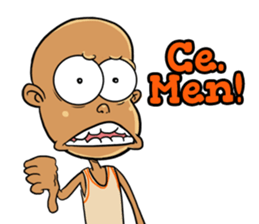 The Mametot (bald boy) sticker #15512703