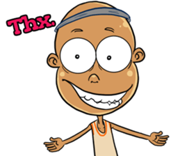 The Mametot (bald boy) sticker #15512715