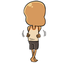 The Mametot (bald boy) sticker #15512716