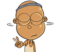 The Mametot (bald boy) sticker #15512734