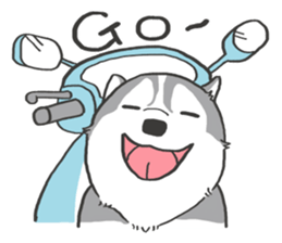 HAHA the Miracle Husky sticker #15512946