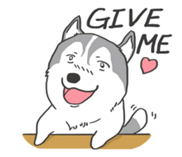 HAHA the Miracle Husky sticker #15512956