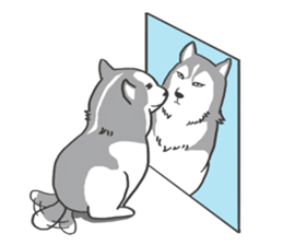 HAHA the Miracle Husky sticker #15512966