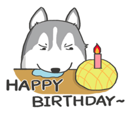 HAHA the Miracle Husky sticker #15512969