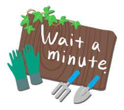 Gardening(English) sticker #15513187