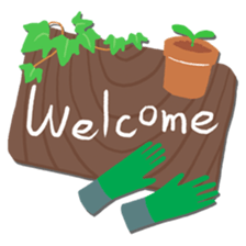 Gardening(English) sticker #15513191