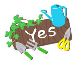Gardening(English) sticker #15513194
