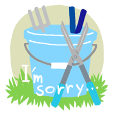 Gardening(English) sticker #15513215