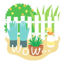 Gardening(English) sticker #15513224