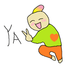 Yogurt girl thinking time sticker #15514093