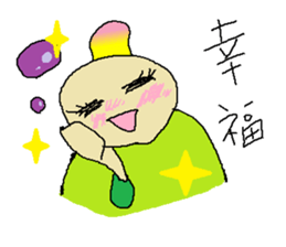 Yogurt girl thinking time sticker #15514097