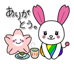 Usakura and Sakurako Spring Sticker sticker #15515708