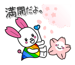 Usakura and Sakurako Spring Sticker sticker #15515714