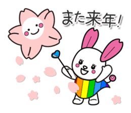 Usakura and Sakurako Spring Sticker sticker #15515715