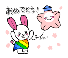 Usakura and Sakurako Spring Sticker sticker #15515721