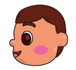 so cute boy&girl's happy life 5 sticker #15516119