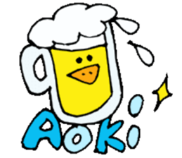 Mr.& Mrs.Aoki sticker #15516544