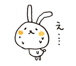 Cosplay rabbit sticker #15516562