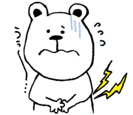 cat and a rabbit and bear cute loosely 3 sticker #15517524