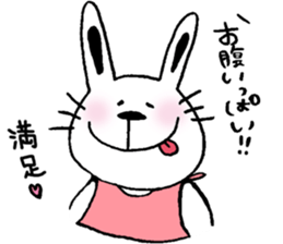 cat and a rabbit and bear cute loosely 3 sticker #15517528