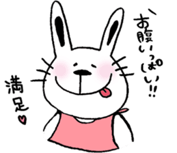 cat and a rabbit and bear cute loosely 3 sticker #15517528