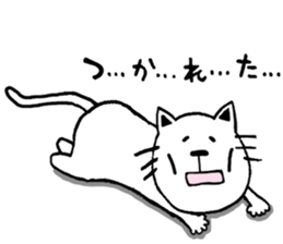 cat and a rabbit and bear cute loosely 3 sticker #15517530