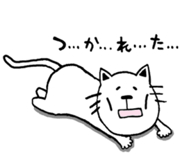 cat and a rabbit and bear cute loosely 3 sticker #15517530