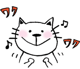 cat and a rabbit and bear cute loosely 3 sticker #15517538