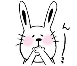 cat and a rabbit and bear cute loosely 3 sticker #15517542