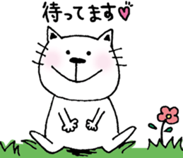 cat and a rabbit and bear cute loosely 3 sticker #15517544