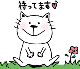 cat and a rabbit and bear cute loosely 3 sticker #15517544