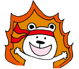 cat and a rabbit and bear cute loosely 3 sticker #15517545