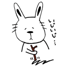 cat and a rabbit and bear cute loosely 3 sticker #15517552