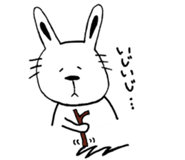 cat and a rabbit and bear cute loosely 3 sticker #15517552