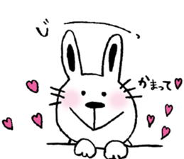 cat and a rabbit and bear cute loosely 3 sticker #15517553