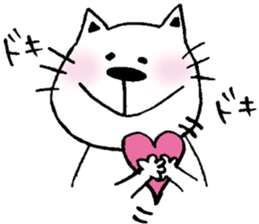 cat and a rabbit and bear cute loosely 3 sticker #15517554