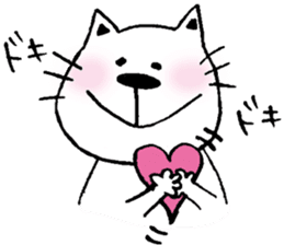 cat and a rabbit and bear cute loosely 3 sticker #15517554