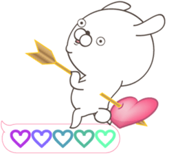 Large size, Rabbit balloon sticker 8 sticker #15518071