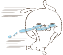 Large size, Rabbit balloon sticker 8 sticker #15518081