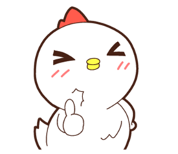 Sticker of a chicken. Name is "Kokeko" sticker #15518358