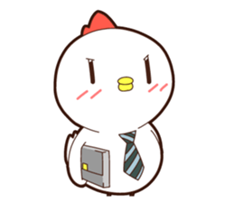 Sticker of a chicken. Name is "Kokeko" sticker #15518361