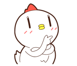 Sticker of a chicken. Name is "Kokeko" sticker #15518364