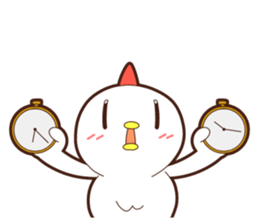 Sticker of a chicken. Name is "Kokeko" sticker #15518376