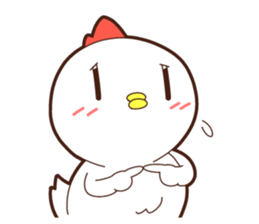 Sticker of a chicken. Name is "Kokeko" sticker #15518379