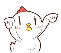 Sticker of a chicken. Name is "Kokeko" sticker #15518381