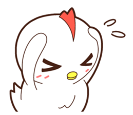 Sticker of a chicken. Name is "Kokeko" sticker #15518383